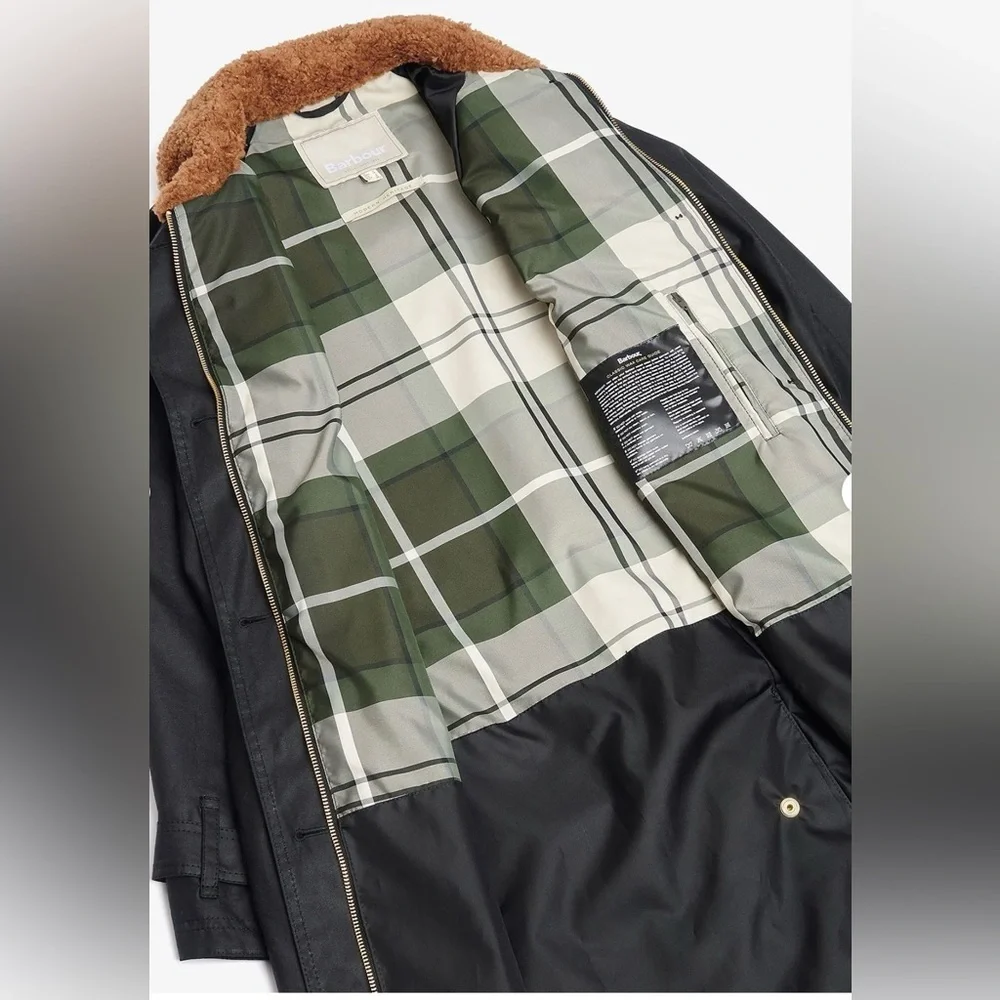 NWT Barbour Malala Wax Jacket - Picture 10 of 14